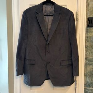 Super Soft Men’s Grey Herringbone Sports Coat